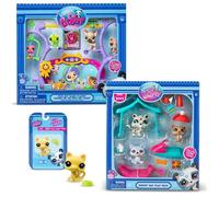 Pack de mini figurines Littlest Pet Shop - Bandai - Pack exclusif 2 coffrets - 6 figurines dont 1 exclusive