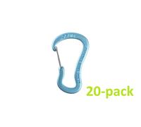 Pack de mini mousquetons Ocún Condor bleu paquet de 20