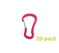 Pack de mini mousquetons Ocún Condor rouge paquet de 20