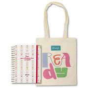 Pack de Mr. Wonderful Agenda 2026 2027 Hebdomadaire Grand Format avec Autocollants - Planificateur Bureau Septembre 2026 à Août 2027 + Mr. Wonderful Tote Bag en Coton