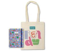 Pack de Mr. Wonderful Agenda 2026 2027 Journalier avec Autocollants et Accessoires - Planificateur Quotidien Septembre 2026 à Août 2027 + Mr. Wonderful Tote Bag en Coton