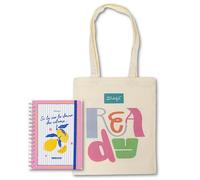 Pack de Mr. Wonderful Agenda 2026 2027 Journalier avec Autocollants - Planificateur Quotidien Complet Septembre 2026 à Août 2027 + Mr. Wonderful Tote Bag en Coton