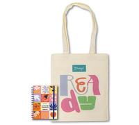 Pack de Mr. Wonderful Petit Agenda 2026 2027 Journalier avec Autocollants - Planificateur Compact Septembre 2026 à Août 2027 + Mr. Wonderful Tote Bag en Coton