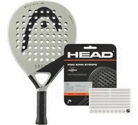 Pack de padel HEAD EVO Speed 2025 & Rezztek PRO Spin Strips pour raquettes de padel - Pack pour un spin maximal et un contrôle optimal