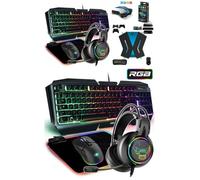 Pack de périphériques gaming - GAMER PRO-ULTIMATE - MKH5 - RGB - USB - Filaire