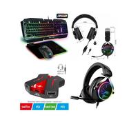 Pack de périphériques gaming - Spirit Of Gamer - PRO-MK19 - Clavier rétro-éclairé - Souris optique - Casque 7.1