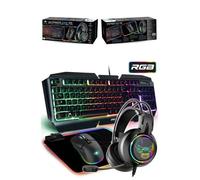 Pack de périphériques gaming - Spirit Of Gamer - PRO-MK500 - Souris RGB - Clavier RGB - Tapis souris RGB