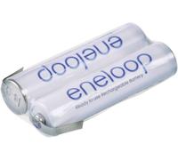 Pack de piles rechargeables 2x LR3 (AAA) NiMH Panasonic 133606 2.4 V 750 mAh