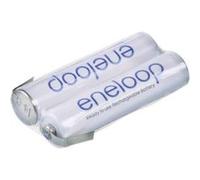 Pack de piles rechargeables 2x LR3 (AAA) NiMH Panasonic 133606 2.4 V 750 mAh G