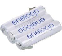 Pack de piles rechargeables 3x LR3 (AAA) NiMH Panasonic 129674 3.6 V 750 mAh