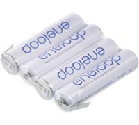 Pack de piles rechargeables 4x LR3 (AAA) NiMH Panasonic 126872 4.8 V 750 mAh