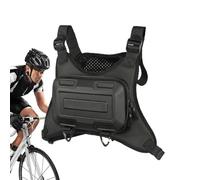 Pack De Poitrine - Conception Utilitaire À Coque Rigide, Gilet De Course Noir D'une Capacité De 2,5 L, Support De Téléphone À Refroidissement Rapide, Sac De Sport En Matériau PU Respirant | Poch