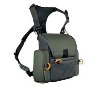 Pack de Poitrine de Harnais binoculaire avec Pochette de télémètre et Couverture de Pluie pour la Chasse (Vert) (Vert)