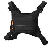 Pack de Poitrine extérieur - Nylon 9,84x5,91x1,97 Pouces | Équipement Course d'aventure avec Fonction résistante aux Chutes, sentiers randonnée, Pistes cyclables | Sac de Gilet Tactique, Voyages