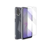 Pack de Protection 2-en-1 Coque + Verre Trempé pour Galaxy A07 Antichoc Mayaxess Transparent