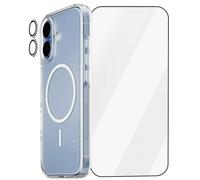 Pack de Protection 3-en-1 pour iPhone 17 Modèle Flagship Transparent