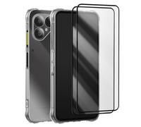 Pack de Protection - AVIZAR - Fairphone 6 - Coque Silicone - 2 Verres Trempés - Transparent