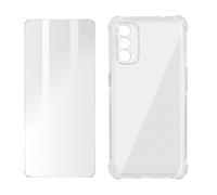 Pack Protection Oppo Reno 5 5G et Find X3 Lite Coque et Verre Trempé transparent Transparent