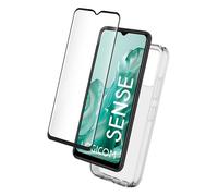 Bigben Connected Coque Logicom Sense Souple transparente SmartFrame Certifié GRS Pack 2 en 1
