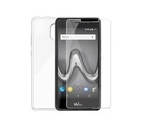 Pack de Protection Coque et Protège-Ecran pour Wiko Jerry 3 Transparent