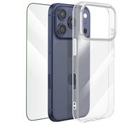 Pack de Protection Coque + Verre trempé pour iPhone 17 Pro Max Mayaxess Transparent