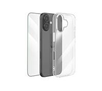 Pack de Protection Coque + Verre trempé pour iPhone 17 Transparent