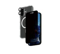 Pack de protection de la vie privée 3-en-1 PanzerGlass iPhone 16 Transparent