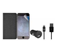 Etui noir chargeur secteur protège écran pour iphone 6 4.7 bigben interactive packiphone64