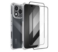 Pack de protection - Honor - 400 Lite - Coque antichoc - 2 verres trempés - Transparent