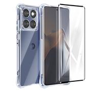 Pack de protection - Motorola - Edge 60 Fusion/Edge 60 - Coque antichoc - Verre trempé 9H - Transparent