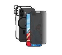 CARE by PanzerGlass - Pack de protection 3 en 1 - boîtier de protection coque de protection pour téléphone portable - robuste - vaisseau amiral - compatibilité avec MagSafe - polyuréthanne thermoplast
