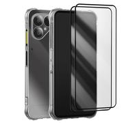 Pack de Protection pour Fairphone 6 Coque Silicone et 2 Verres Trempés Transparent