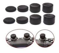 Pack de protege joysticks x8 pour manette ps2 playstation 2 silicone grip accroche lot de 8 (noir)