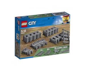 Pack de Rails et Virages LEGO City 60205 - Étends Ton Circuit Ferroviaire