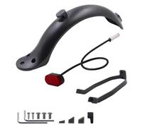 Pack de remplacement de garde-boue pour scooter électrique | Composant de couverture arrière pour mobilité quotidienne avec corps en ABS, matériel de support, contrôle des éclaboussures
