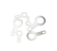Pack de rondelles rondes de cosses à souder à tête en cuivre | Feuille de soudure de cosse de borne en cuivre de D2.2-6.2mm for ventilateur de micro moteur(D 2.7)
