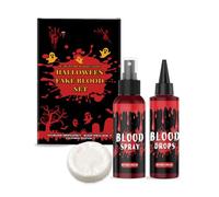 Pack De Sang Faux Professionnel Pigment Réaliste Conception Rapide Pigments La Peau Perfectionne Pour Les Maisons Hantées Théâtre Productions Maquillage Effrayant