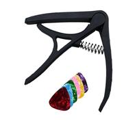 Pack de sélection de capo de guitare - Ensemble d'accessoires de pinces d'ukulélé électriques compacts, conception de gâchette facile à utiliser | Outil d'assistance de presse de chaîne Premi