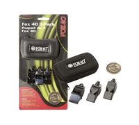 Pack de sifflets - Fox - 3 pièces - Noir - Multisport - Adulte