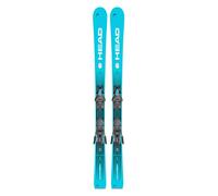 Pack De Skis Head Wc E.race Team Sw + Fixations Jrs 7.5 Gw Ca Bleu Garçon Bleu 2027 taille 110