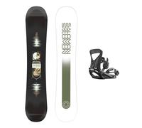 Pack De Snowboard Salomon Pulse + Fixations Pact Noir Homme Noir 2025 taille 156