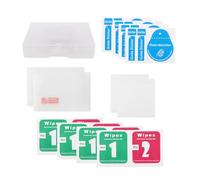 Pack de soins d ' affichage d ' objectif pour appareil photo de poche compact Pocket 4Pro, protection trempée transparente avec de guide en tissu de placement, protection d ' écran d ' appareil photo
