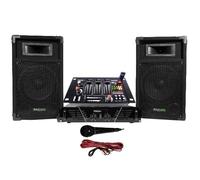 Pack de sonorisation DJ - IBIZA - AMP-300-S + STAR 10/250 - 500W max - Table DJ USB MP3