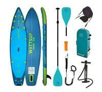 Pack de Stand up paddle gonflable Wattsup Pike 11'6 Bleu 350x84 cm