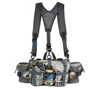 Pack de Taille de randonnée, Support Bouteille Fanny Pack avec Design à Double bandoulière, Cyclisme/Course Essentiel pour Les Hommes (Camouflage)