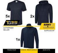 Pack De Tenue 2 Hoodie, 5 T-Shirt, 1 Veste Softshell Lot Uniformes Travail