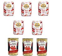Wasa Original Lot de 3 crackers avec 100 % farine de seigle, tranches croustillantes avec farine de seigle entier, riches en fibres, 275 g + boîte italienne Gourmet Polpa di Pomodoro 400 g