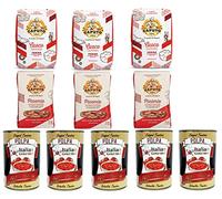 Wasa Original Lot de 3 crackers avec 100 % farine de seigle, tranches croustillantes avec farine de seigle entier, riches en fibres, 275 g + boîte italienne Gourmet Polpa di Pomodoro 400 g