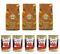 Wasa Original Lot de 3 crackers avec 100 % farine de seigle, tranches croustillantes avec farine de seigle entier, riches en fibres, 275 g + boîte italienne Gourmet Polpa di Pomodoro 400 g