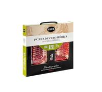 PACK DE TRANCHES D'ÉPAULE IBÉRIQUE CEBO composé de 9 sachets de 80 gr